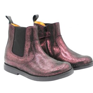 Froddo Chelys Girls Chelsea Leather Boots Purple