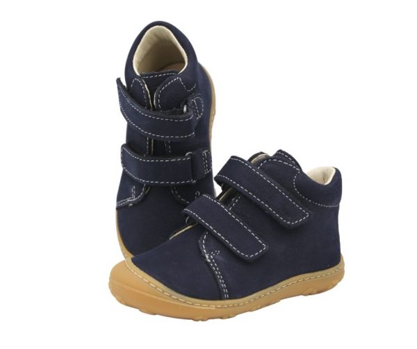 Ricosta Chrisy Navy Leather First Walker Boots